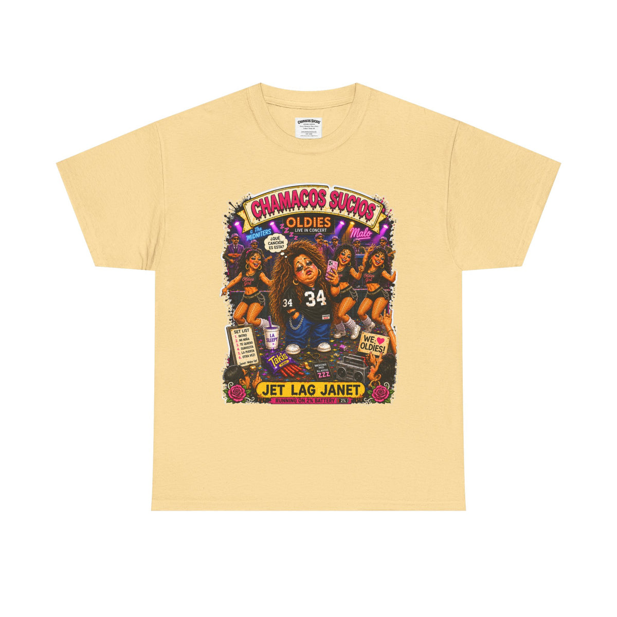 Jet Lag Janet™ | Chamacos Sucios Apparel Edition