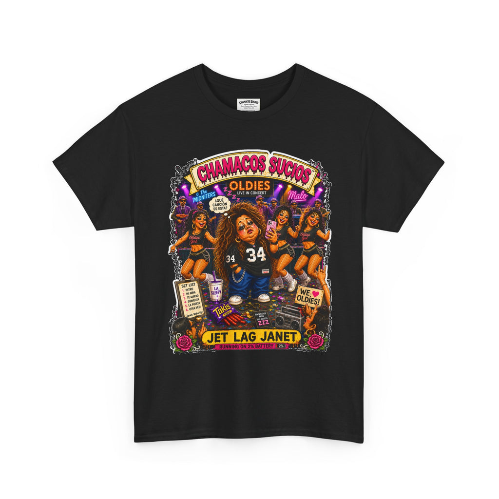 Jet Lag Janet™ | Chamacos Sucios Apparel Edition