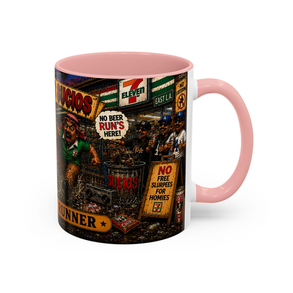 Lil’ Beer Runner | Accent Coffee Mug (11oz & 15oz)