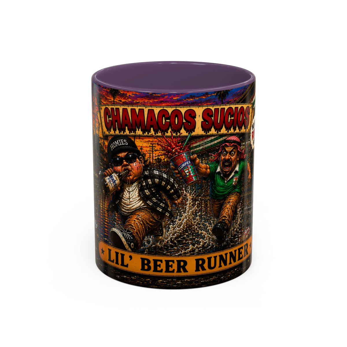 Lil’ Beer Runner | Accent Coffee Mug (11oz & 15oz)