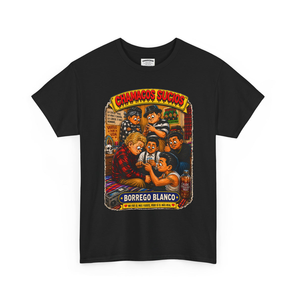 Borrego Blanco™ | Chamacos Sucios Apparel Edition