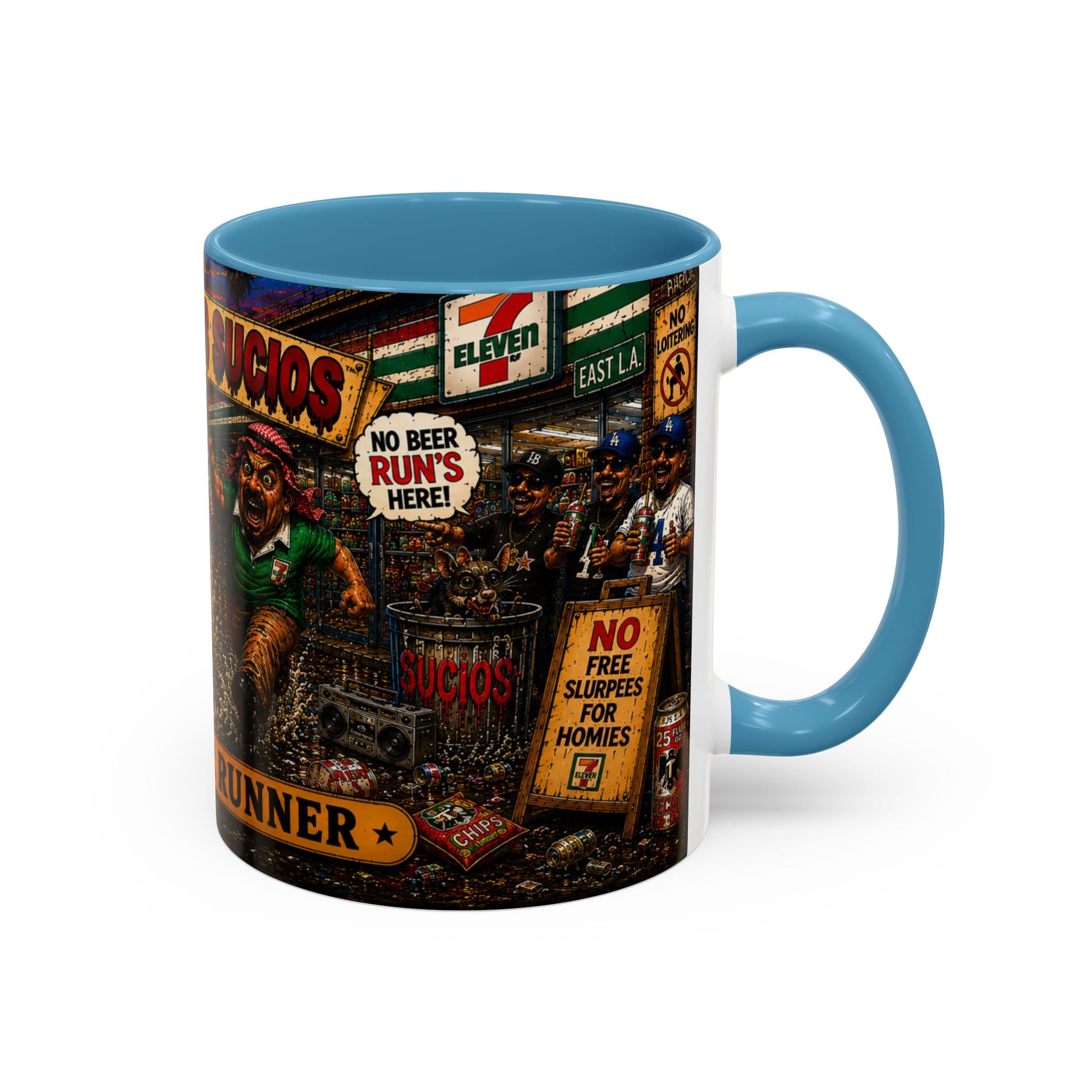 Lil’ Beer Runner | Accent Coffee Mug (11oz & 15oz)