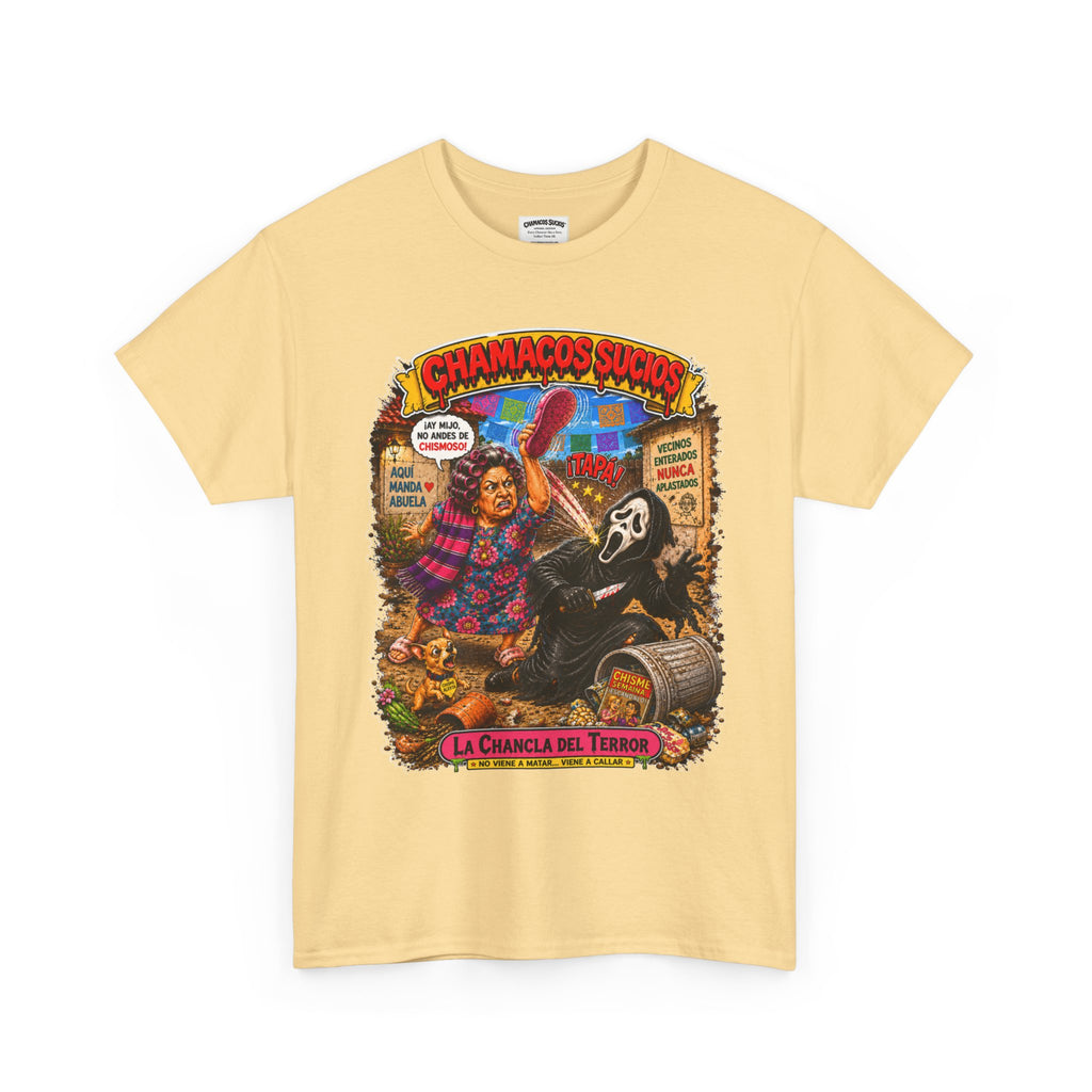 La Chancla del Terror™ | Chamacos Sucios Apparel Edition
