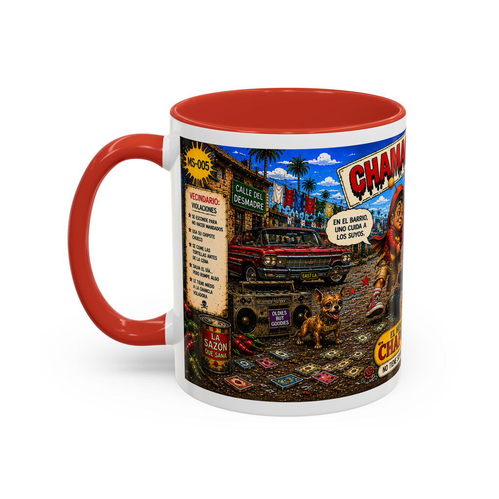 Chapulincito – El Héroe del Barrio Accent Coffee Mug (11oz & 15oz)