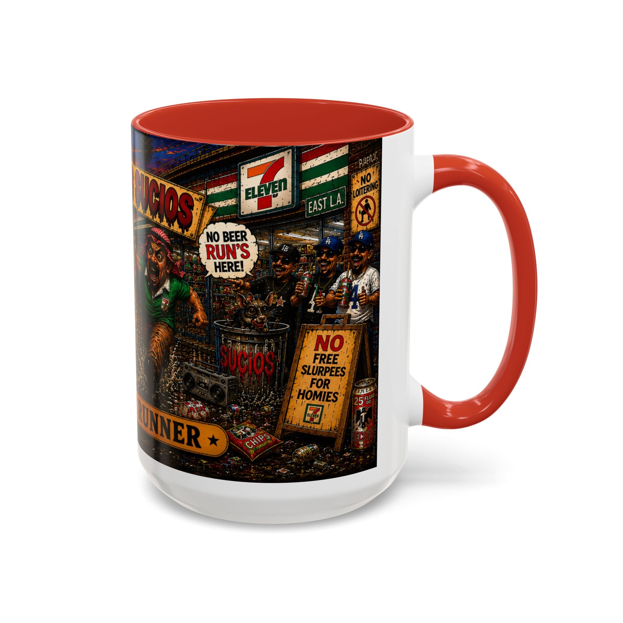 Lil’ Beer Runner | Accent Coffee Mug (11oz & 15oz)
