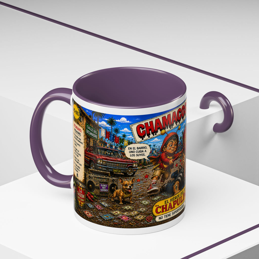Chapulincito – El Héroe del Barrio Accent Coffee Mug (11oz & 15oz)