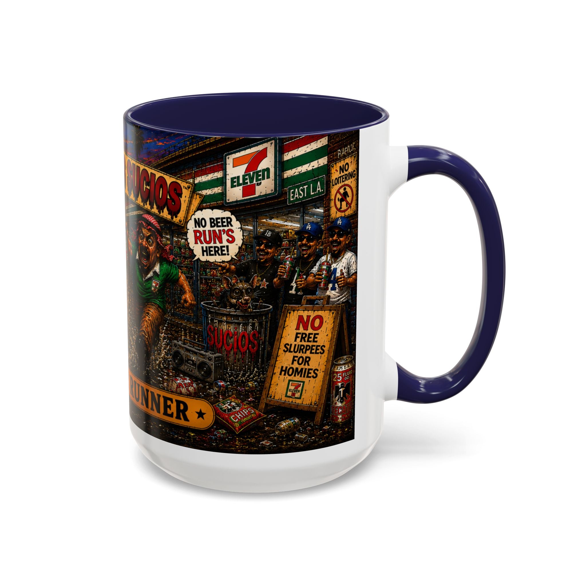 Lil’ Beer Runner | Accent Coffee Mug (11oz & 15oz)