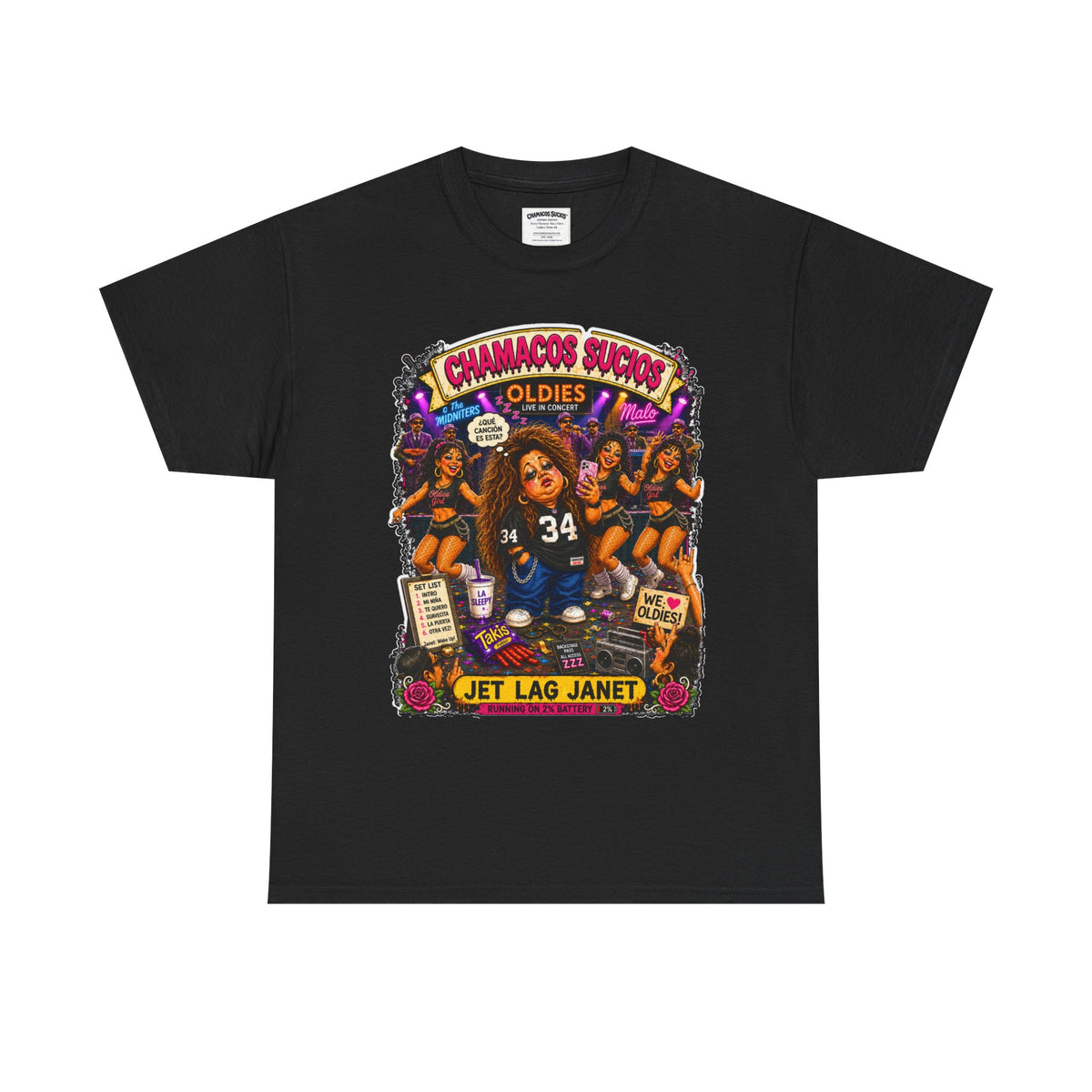 Jet Lag Janet™ | Chamacos Sucios Apparel Edition