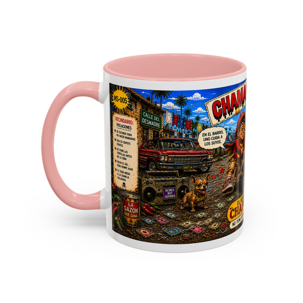 Chapulincito – El Héroe del Barrio Accent Coffee Mug (11oz & 15oz)