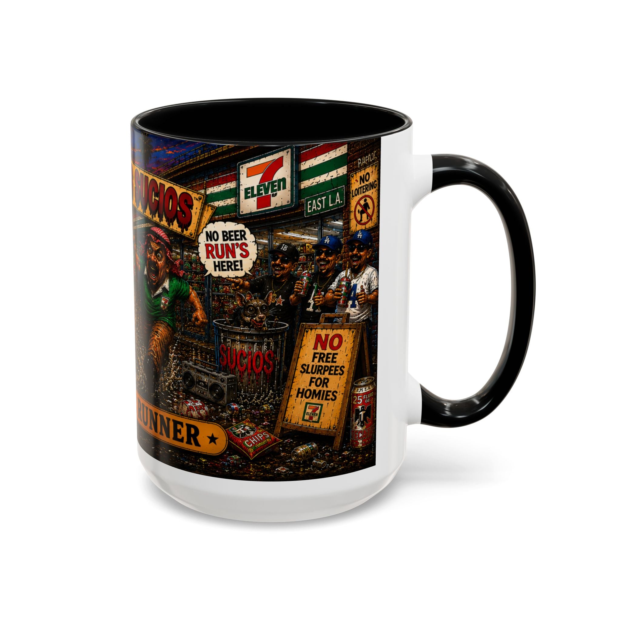 Lil’ Beer Runner | Accent Coffee Mug (11oz & 15oz)
