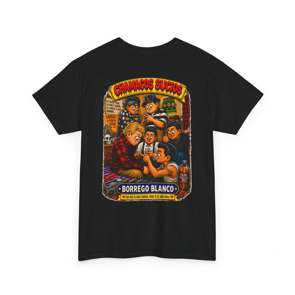 Borrego Blanco™ | Chamacos Sucios Apparel Edition