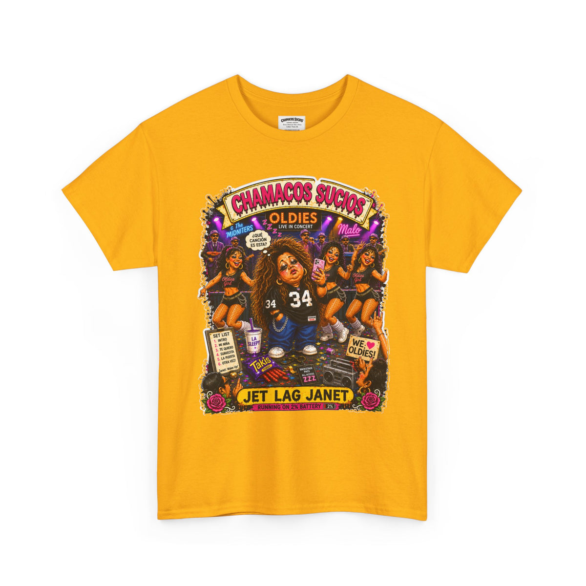 Jet Lag Janet™ | Chamacos Sucios Apparel Edition