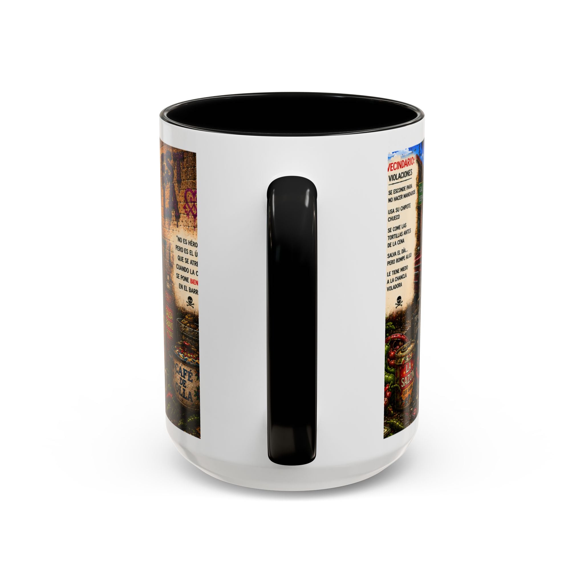 Chapulincito – El Héroe del Barrio Accent Coffee Mug (11oz & 15oz)