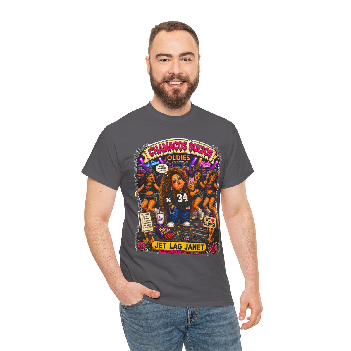 Jet Lag Janet™ | Chamacos Sucios Apparel Edition