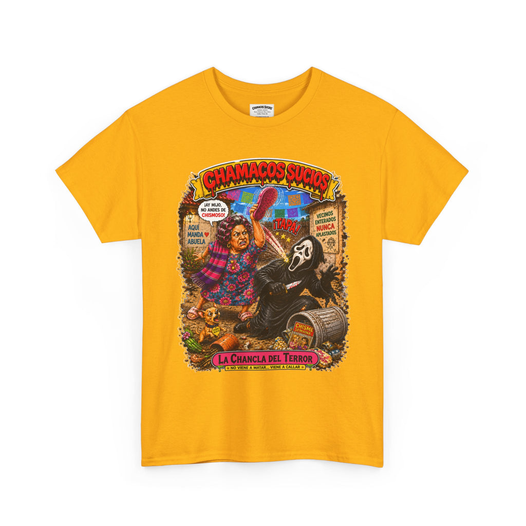 La Chancla del Terror™ | Chamacos Sucios Apparel Edition
