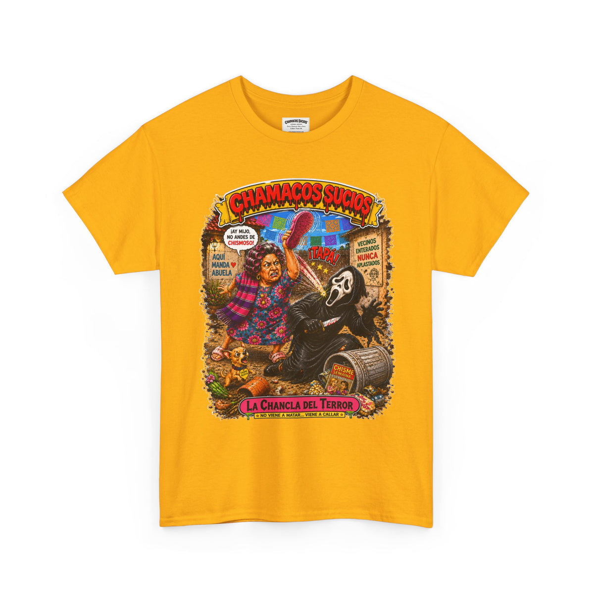 La Chancla del Terror™ | Chamacos Sucios Apparel Edition