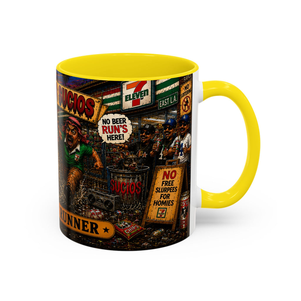 Lil’ Beer Runner | Accent Coffee Mug (11oz & 15oz)