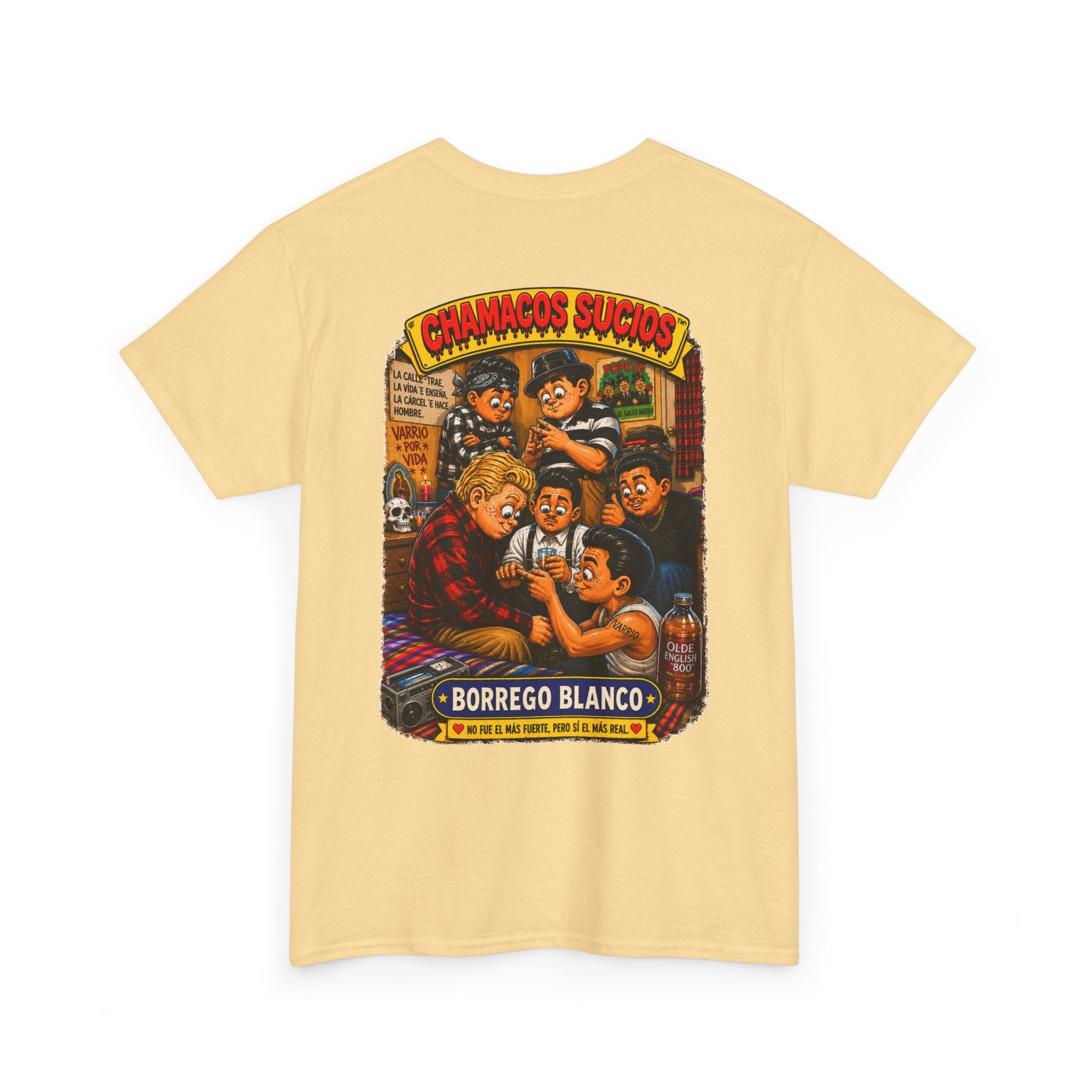Borrego Blanco™ | Chamacos Sucios Apparel Edition