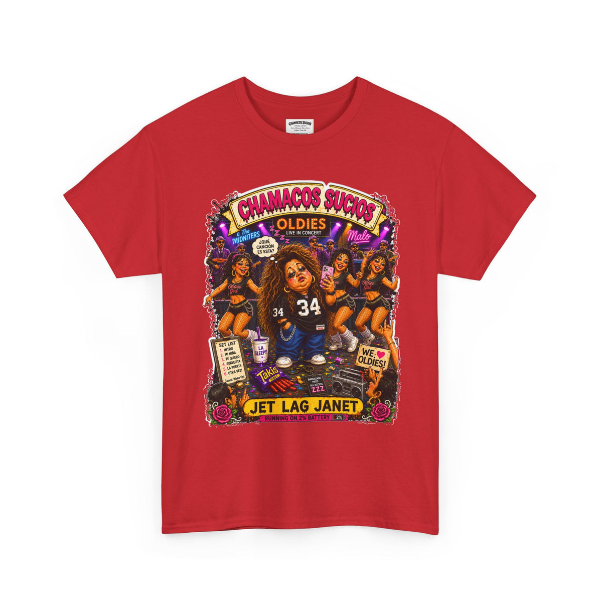 Jet Lag Janet™ | Chamacos Sucios Apparel Edition