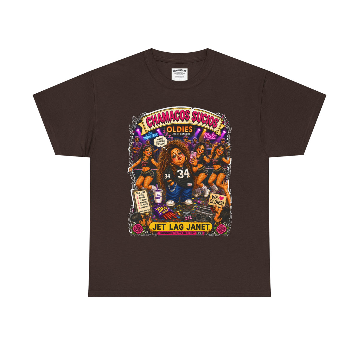 Jet Lag Janet™ | Chamacos Sucios Apparel Edition