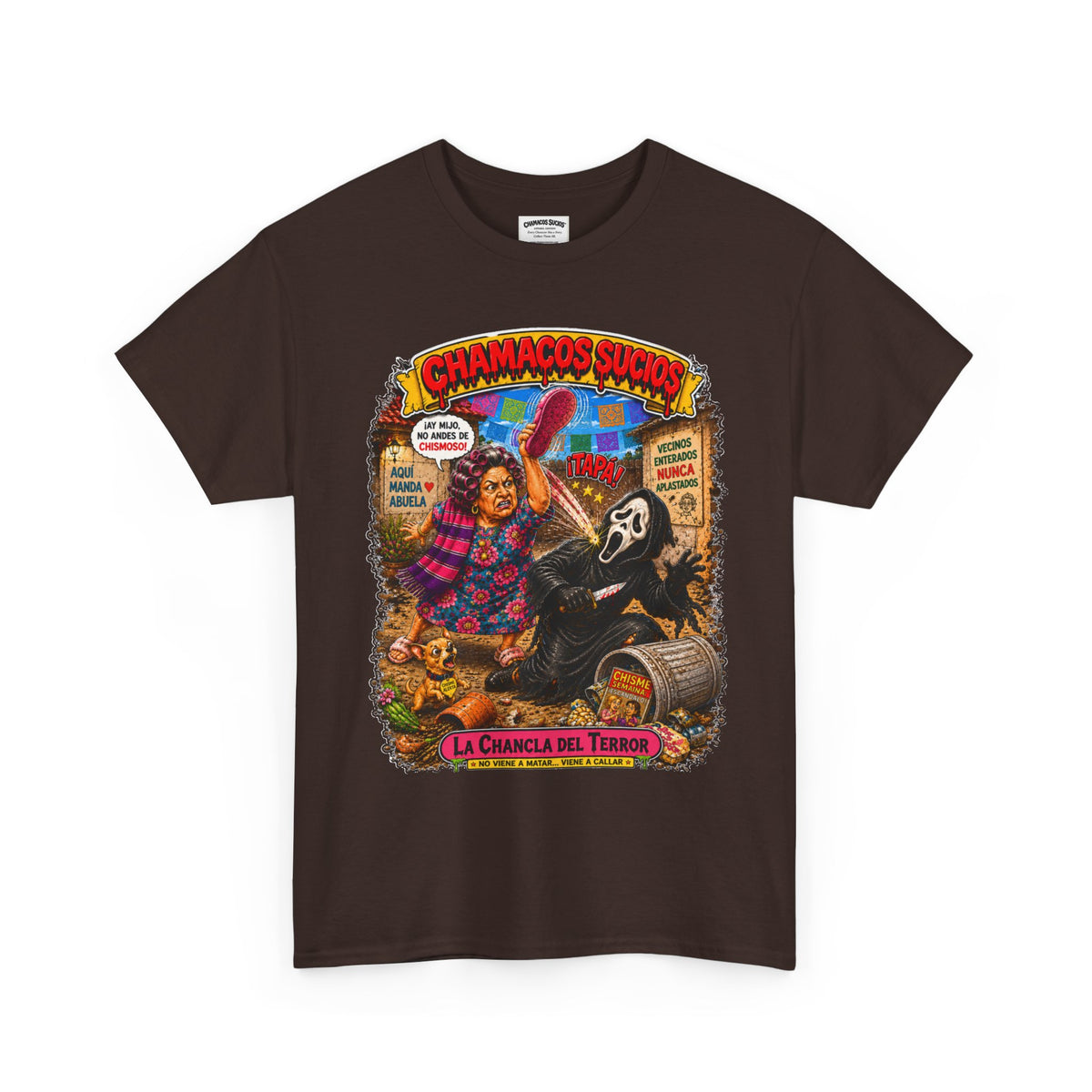 La Chancla del Terror™ | Chamacos Sucios Apparel Edition
