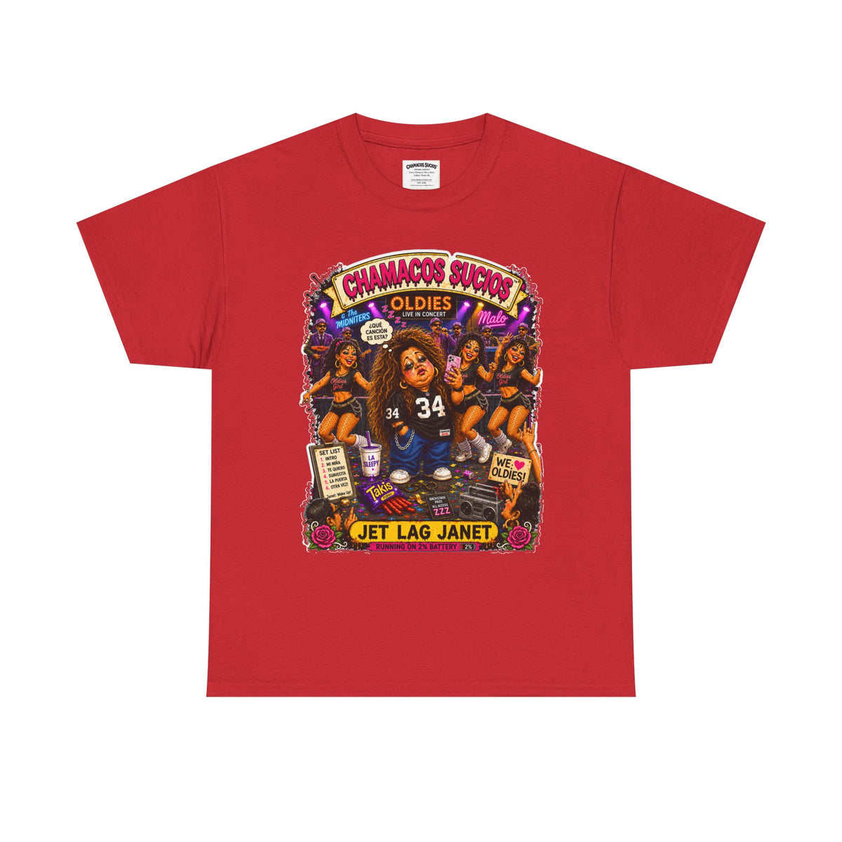 Jet Lag Janet™ | Chamacos Sucios Apparel Edition