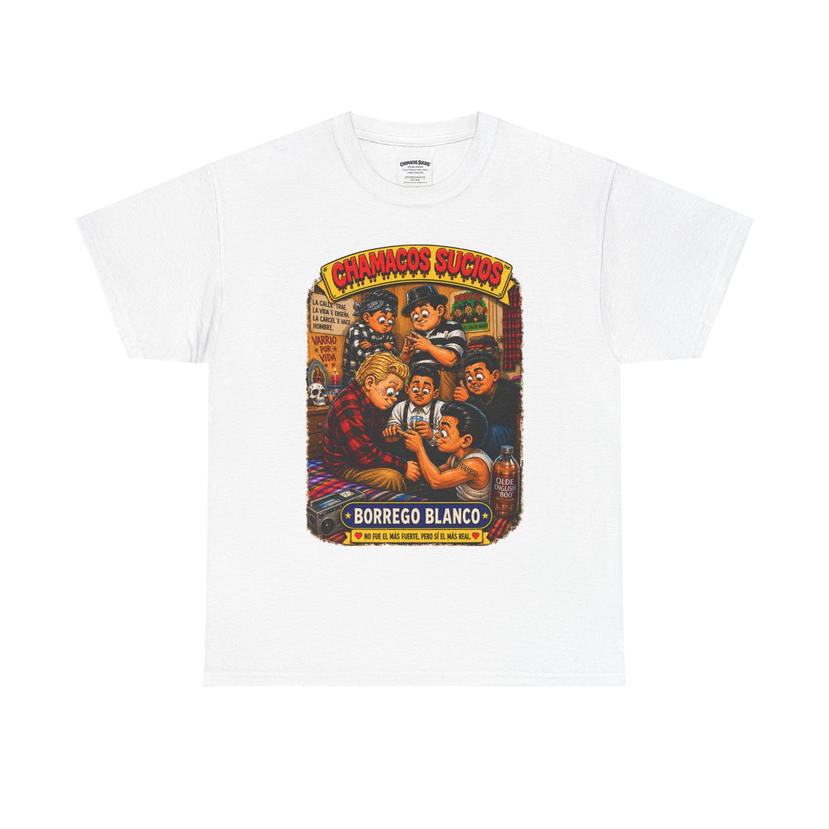 Borrego Blanco™ | Chamacos Sucios Apparel Edition