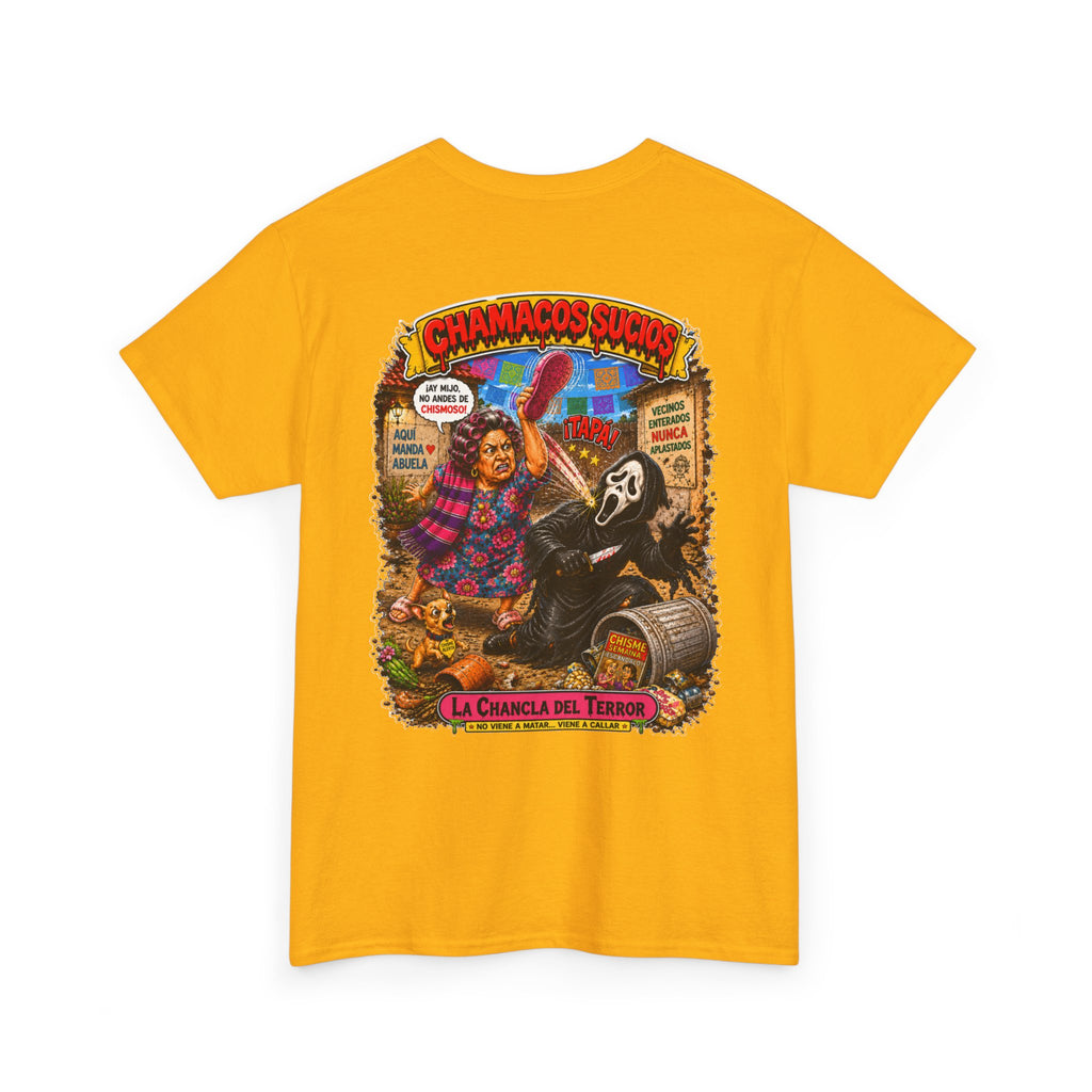 La Chancla del Terror™ | Chamacos Sucios Apparel Edition