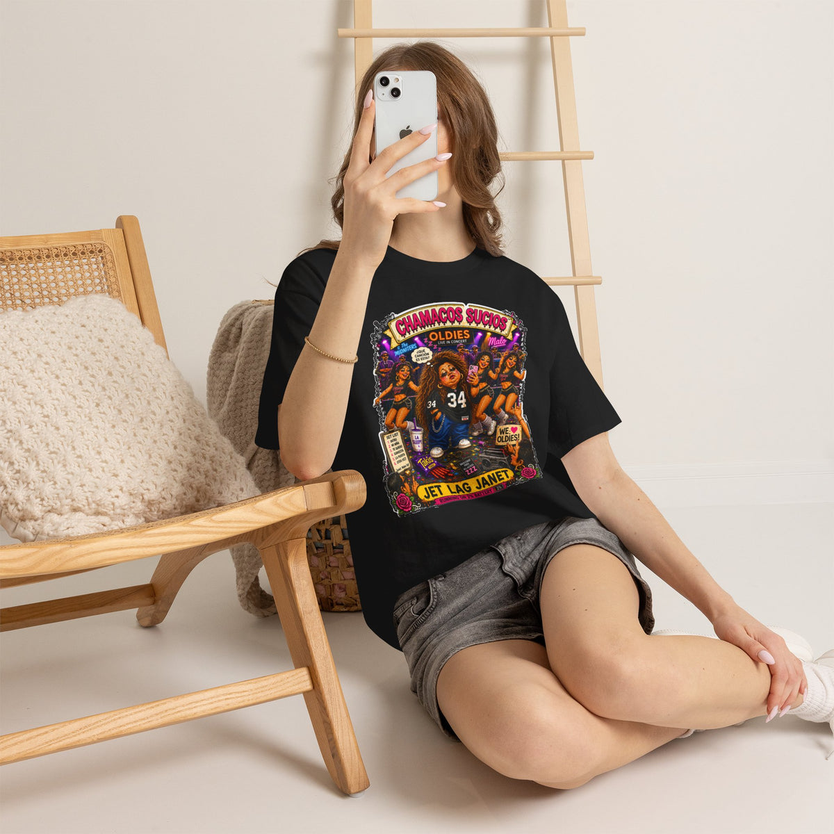Jet Lag Janet™ | Chamacos Sucios Apparel Edition