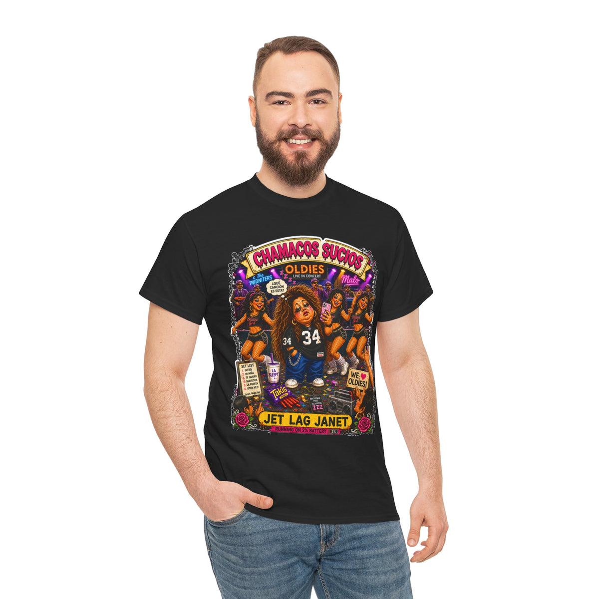 Jet Lag Janet™ | Chamacos Sucios Apparel Edition