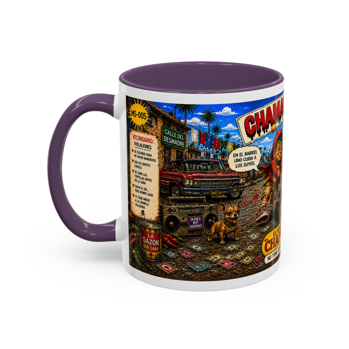 Chapulincito – El Héroe del Barrio Accent Coffee Mug (11oz & 15oz)