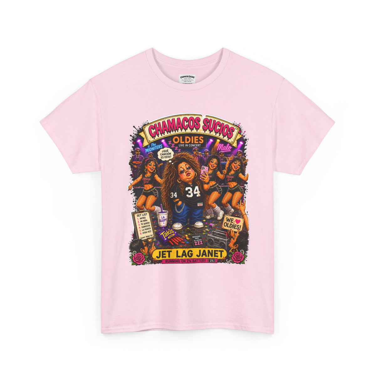 Jet Lag Janet™ | Chamacos Sucios Apparel Edition