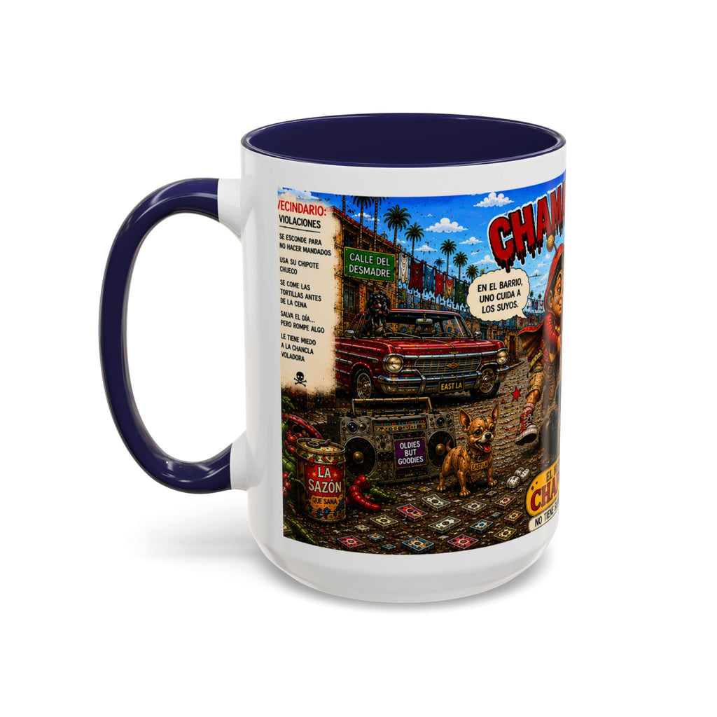 Chapulincito – El Héroe del Barrio Accent Coffee Mug (11oz & 15oz)