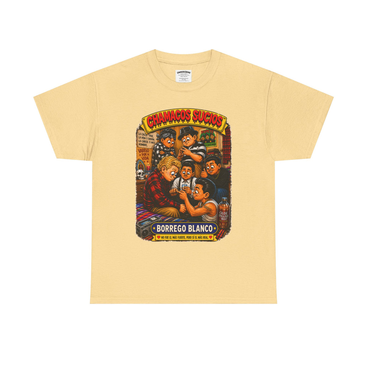 Borrego Blanco™ | Chamacos Sucios Apparel Edition