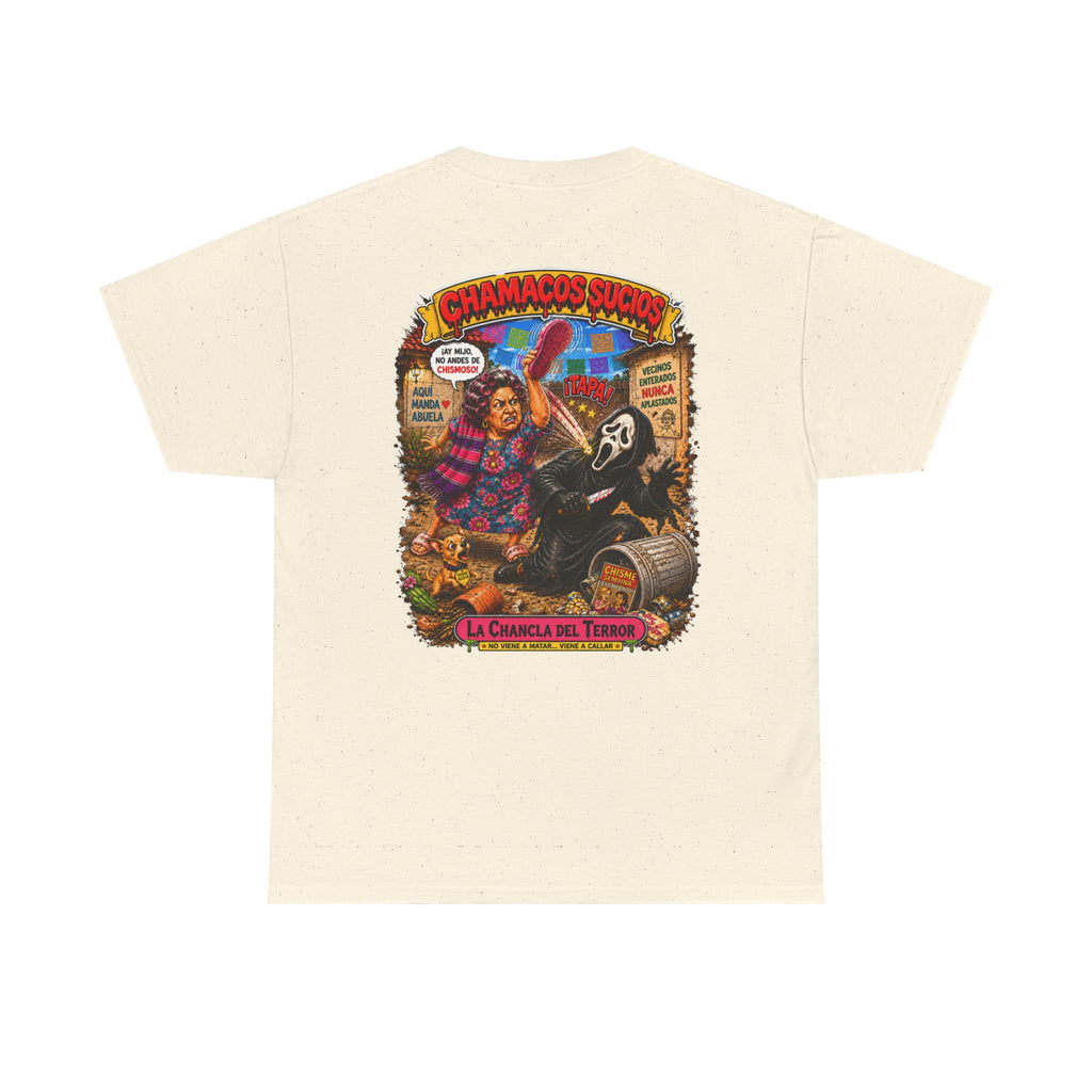 La Chancla del Terror™ | Chamacos Sucios Apparel Edition