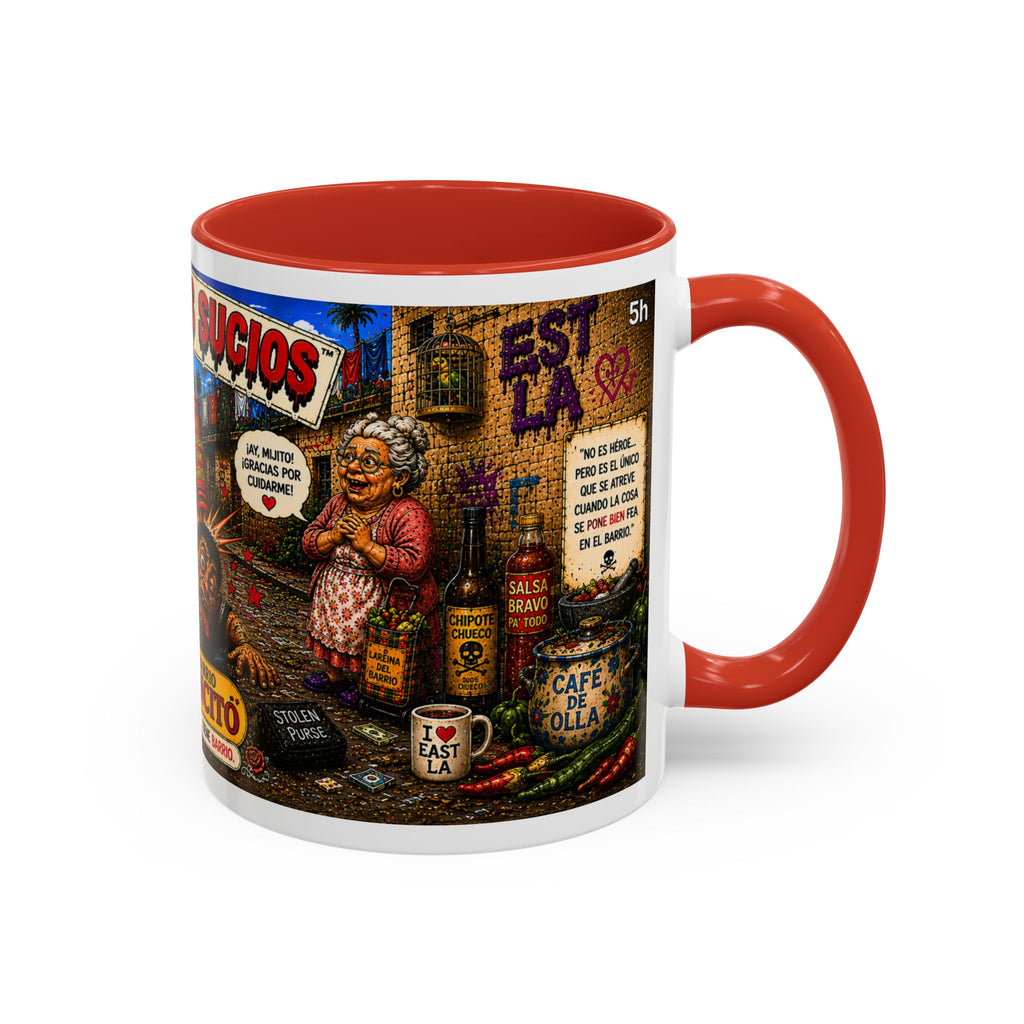 Chapulincito – El Héroe del Barrio Accent Coffee Mug (11oz & 15oz)