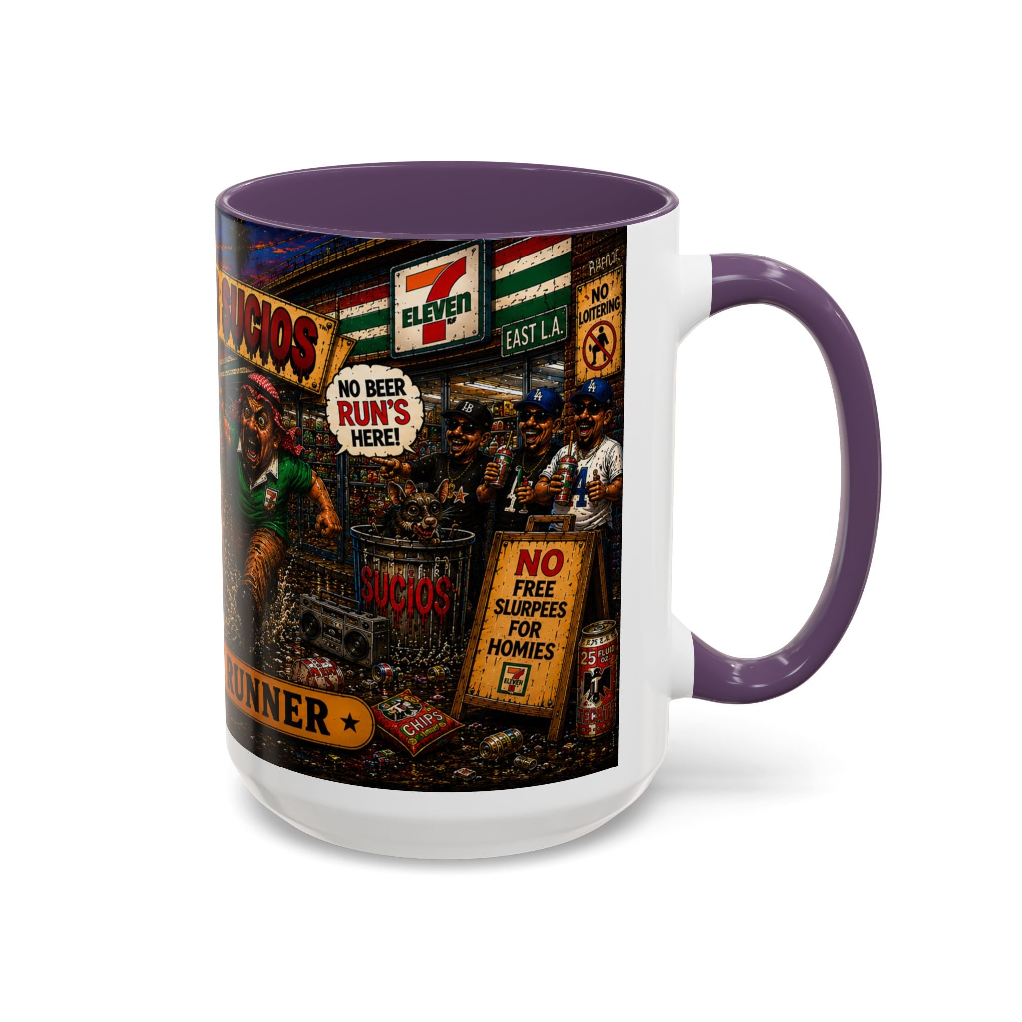 Lil’ Beer Runner | Accent Coffee Mug (11oz & 15oz)