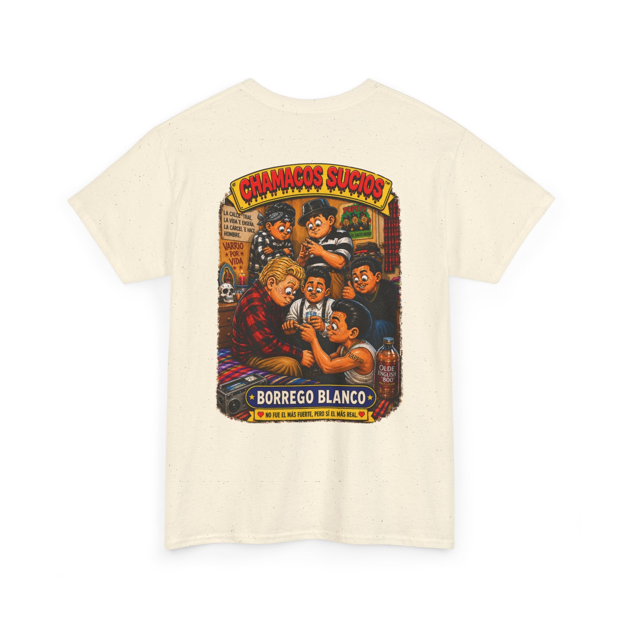 Borrego Blanco™ | Chamacos Sucios Apparel Edition