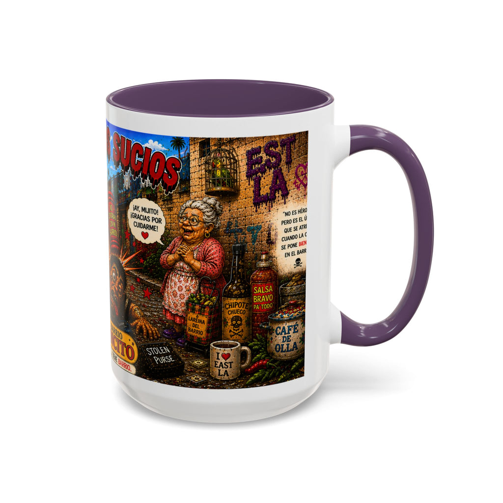 Chapulincito – El Héroe del Barrio Accent Coffee Mug (11oz & 15oz)