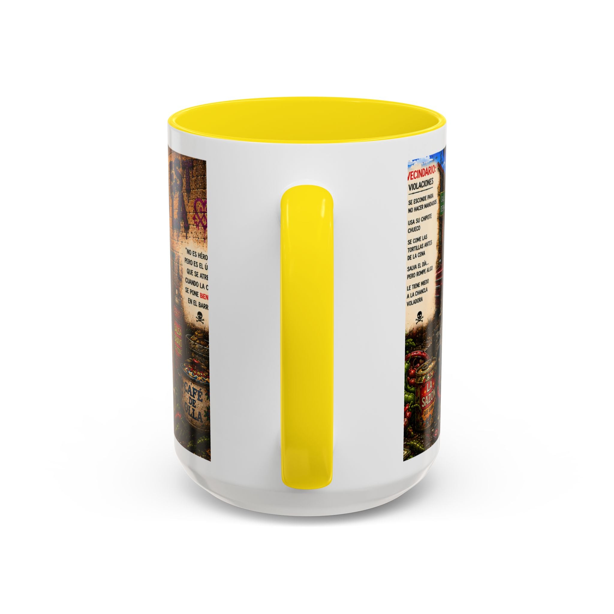 Chapulincito – El Héroe del Barrio Accent Coffee Mug (11oz & 15oz)