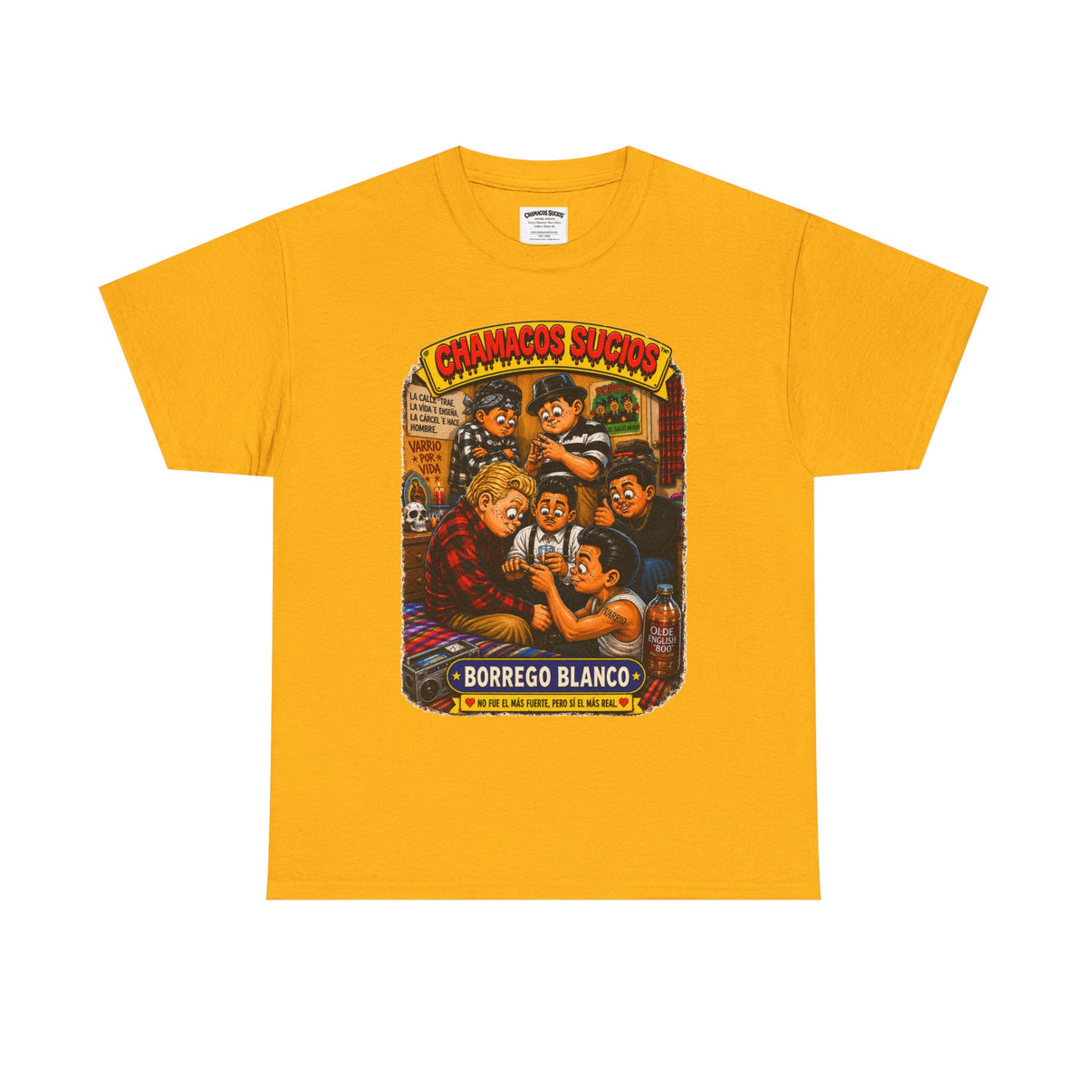 Borrego Blanco™ | Chamacos Sucios Apparel Edition