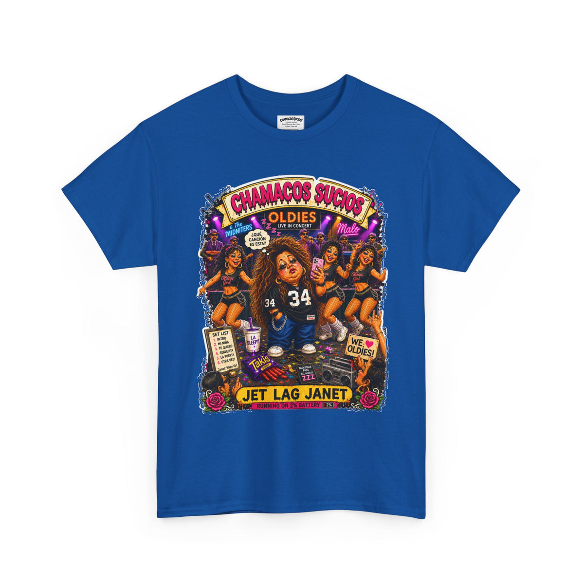 Jet Lag Janet™ | Chamacos Sucios Apparel Edition