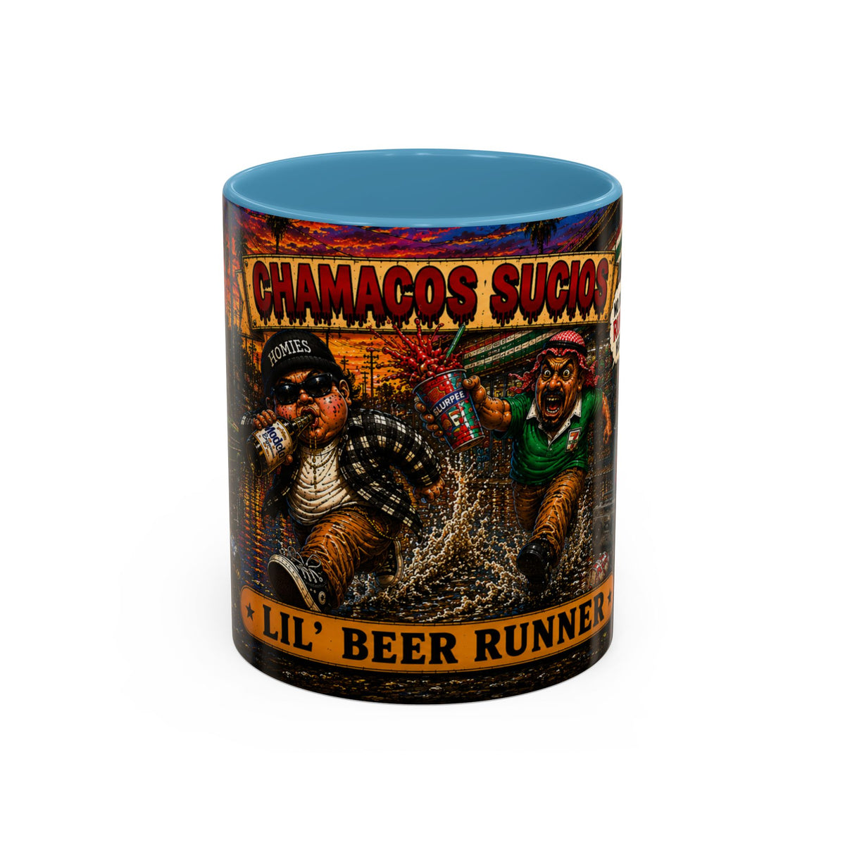 Lil’ Beer Runner | Accent Coffee Mug (11oz & 15oz)