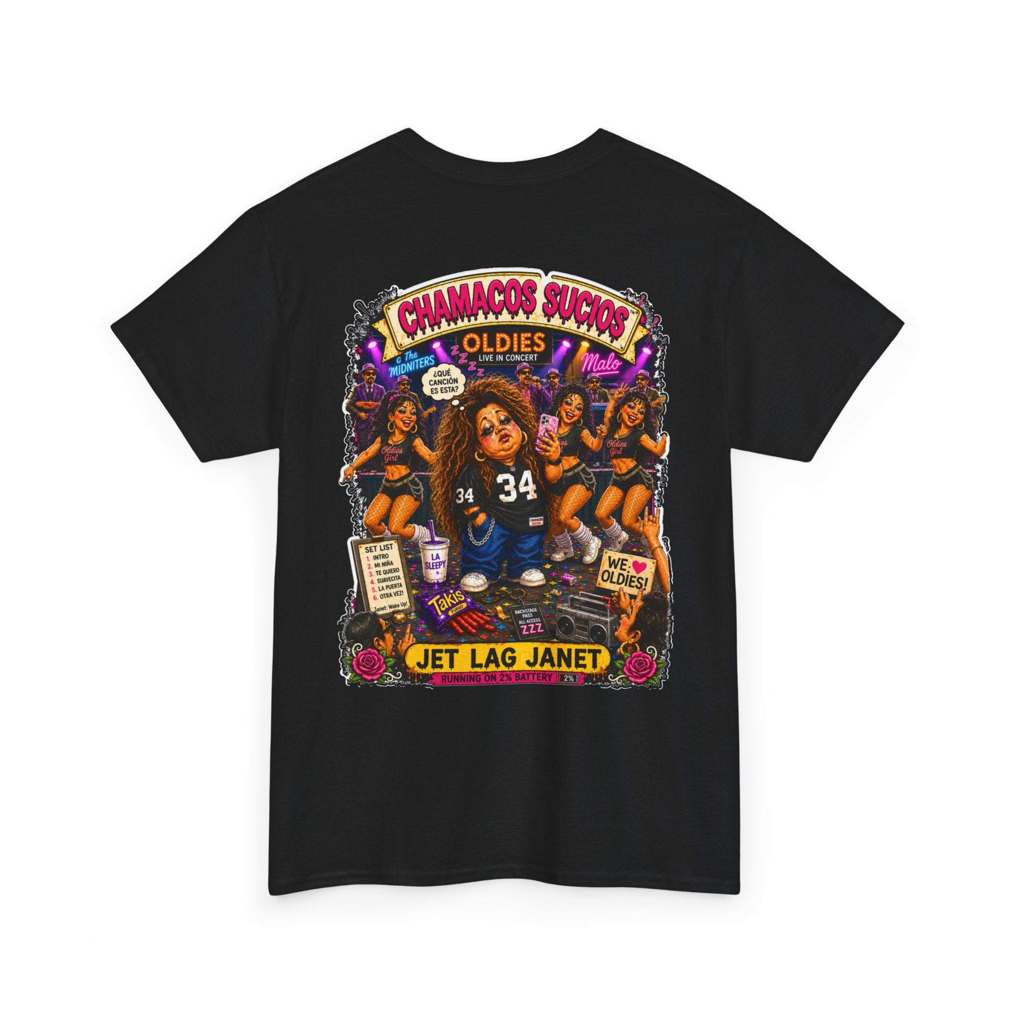 Jet Lag Janet™ | Chamacos Sucios Apparel Edition