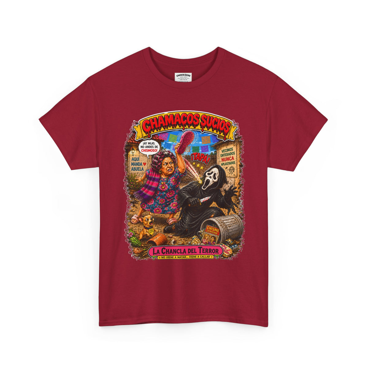 La Chancla del Terror™ | Chamacos Sucios Apparel Edition