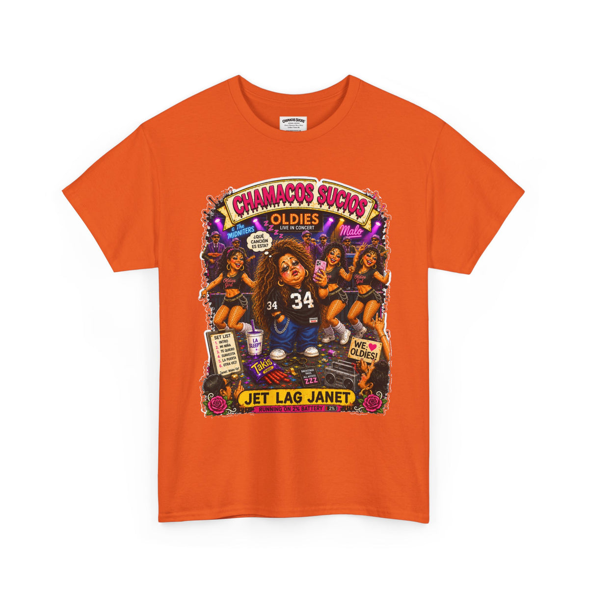 Jet Lag Janet™ | Chamacos Sucios Apparel Edition