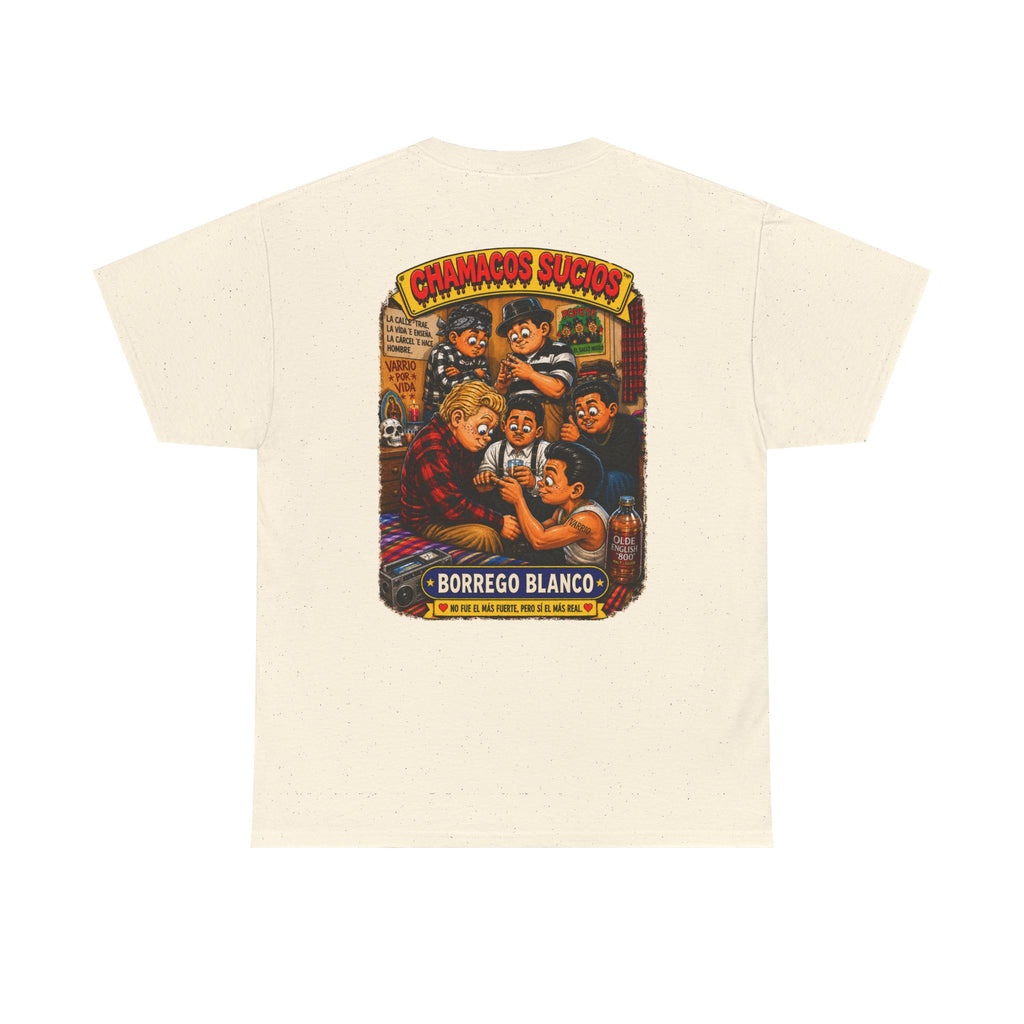 Borrego Blanco™ | Chamacos Sucios Apparel Edition