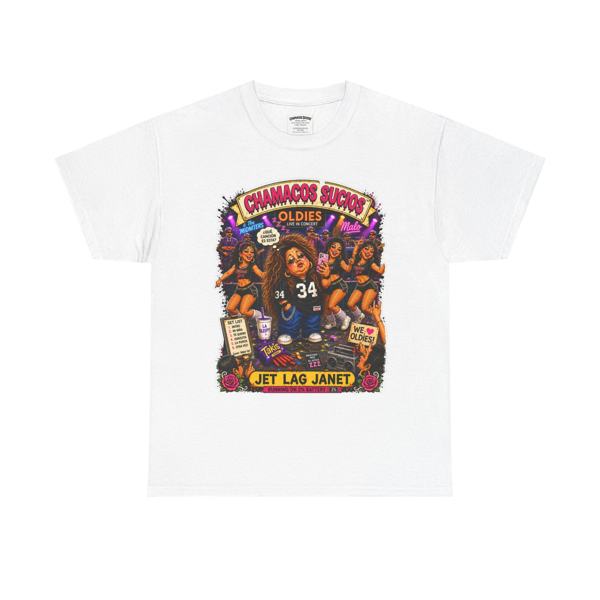 Jet Lag Janet™ | Chamacos Sucios Apparel Edition