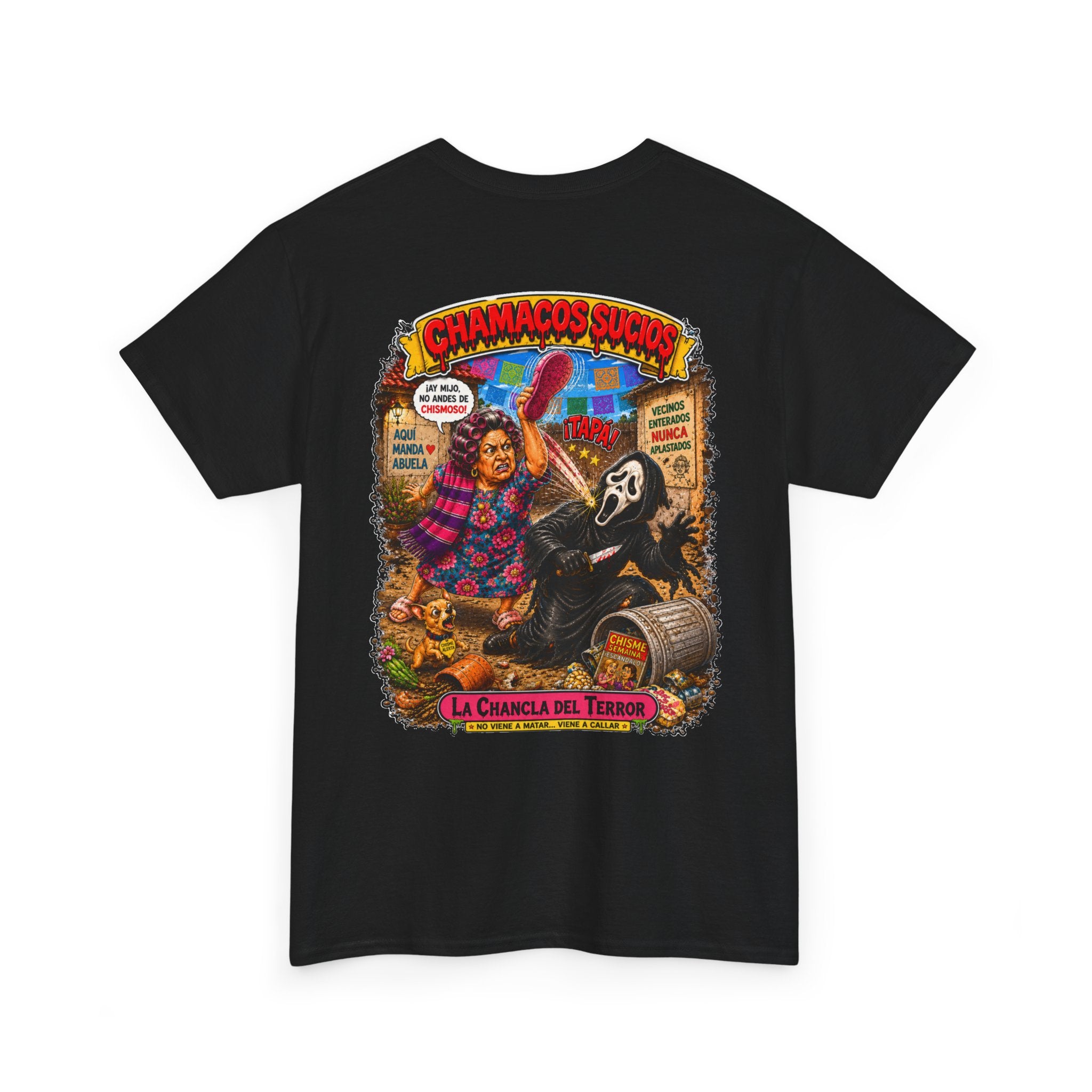La Chancla del Terror™ | Chamacos Sucios Apparel Edition