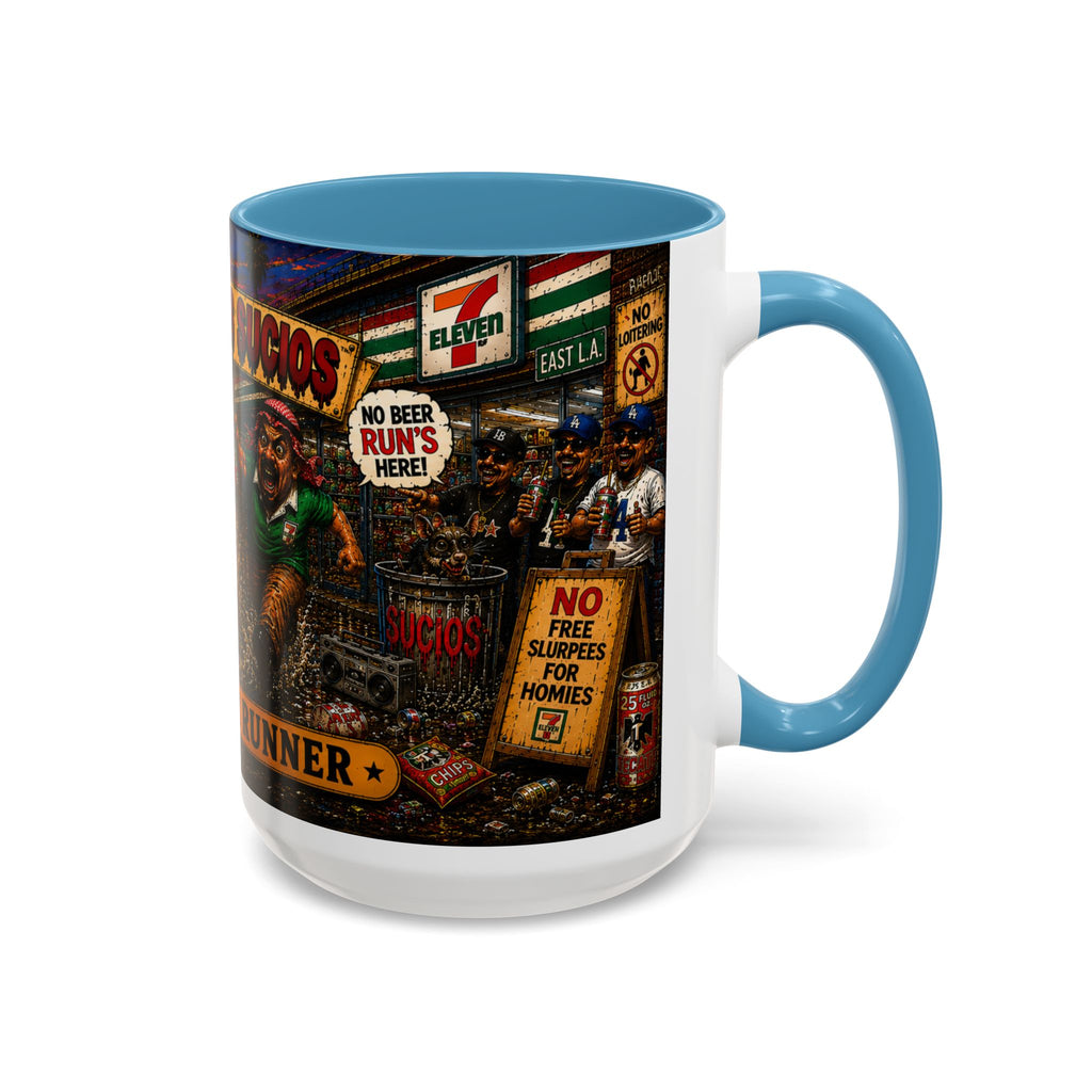 Lil’ Beer Runner | Accent Coffee Mug (11oz & 15oz)